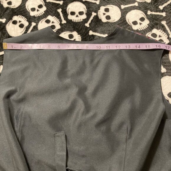 NORTHERN TRADITIONS Vintage floral print tapestry vest ~ LARGE fairycore top - Picture 9 of 10